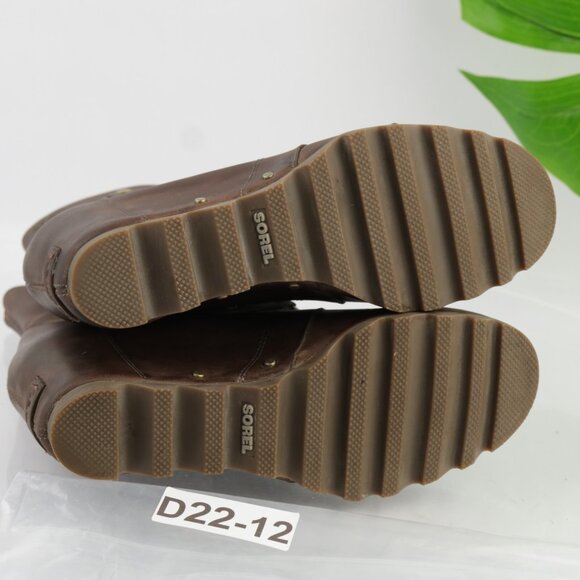 Sorel Womens Joan Of Arctic Boots Size 10 Waterproof Brown Wedge Heel Lace Up - Picture 10 of 15